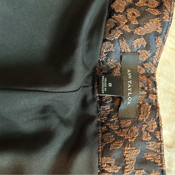 Ann Taylor Black and Brown Patterned Pants - Picture 7 of 7